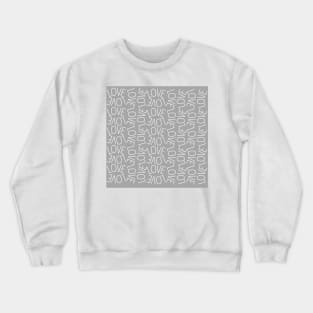 Lots of Love grey Crewneck Sweatshirt